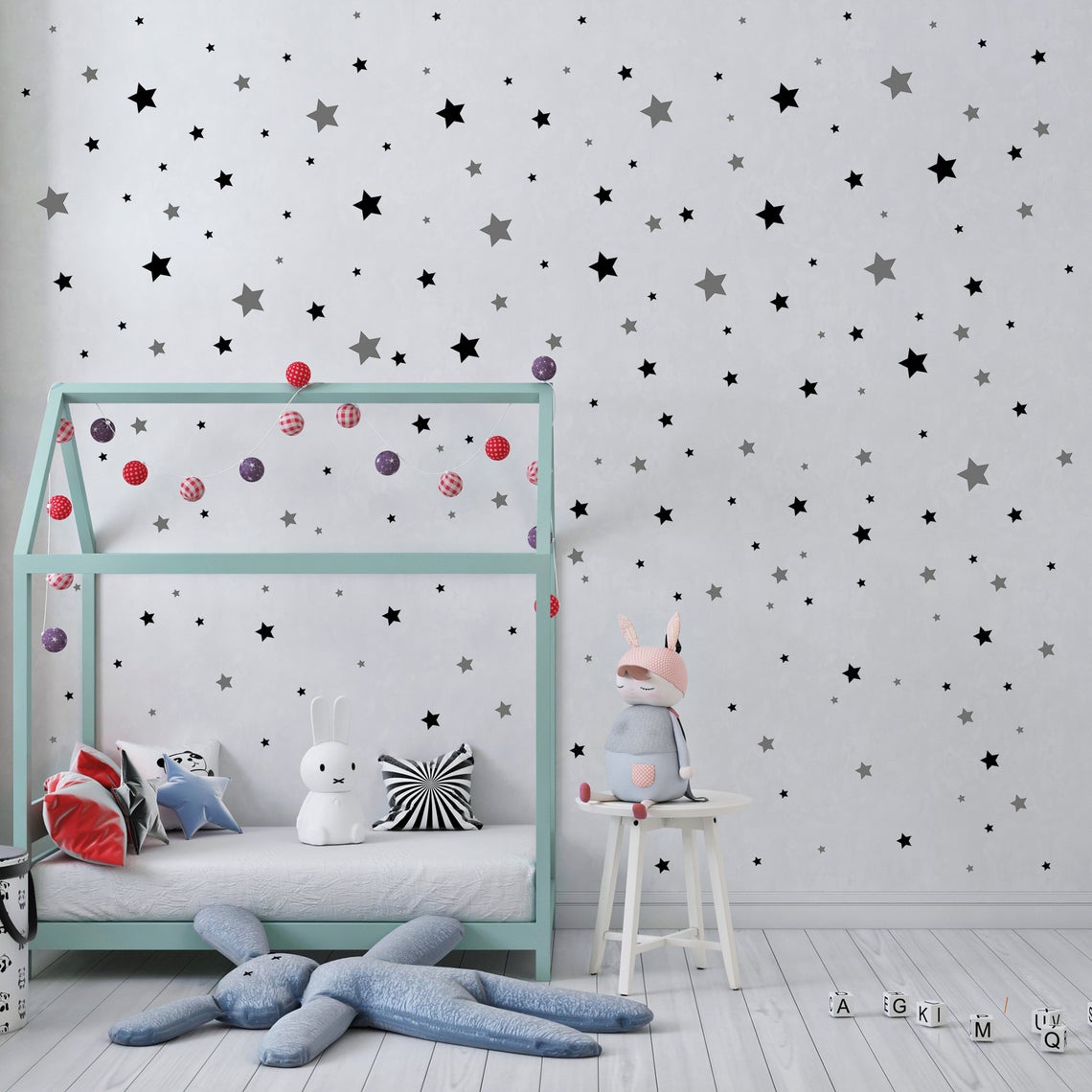 Autocollant Mural en Forme d'É - Baby Nursery Artwork avis et prix