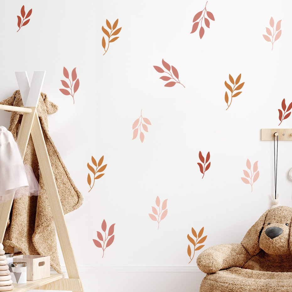 Boho-Autocollants muraux d'int - Baby Nursery Plants avis et prix
