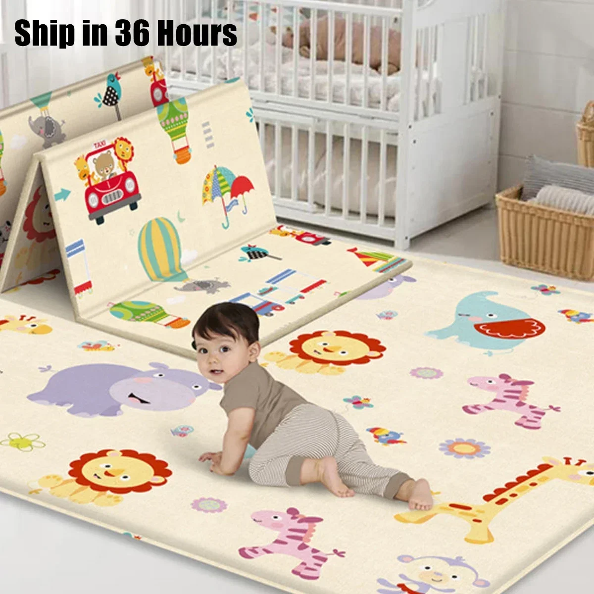 Tapis éducatif pliable non tox - Baby Nursery Game avis et prix