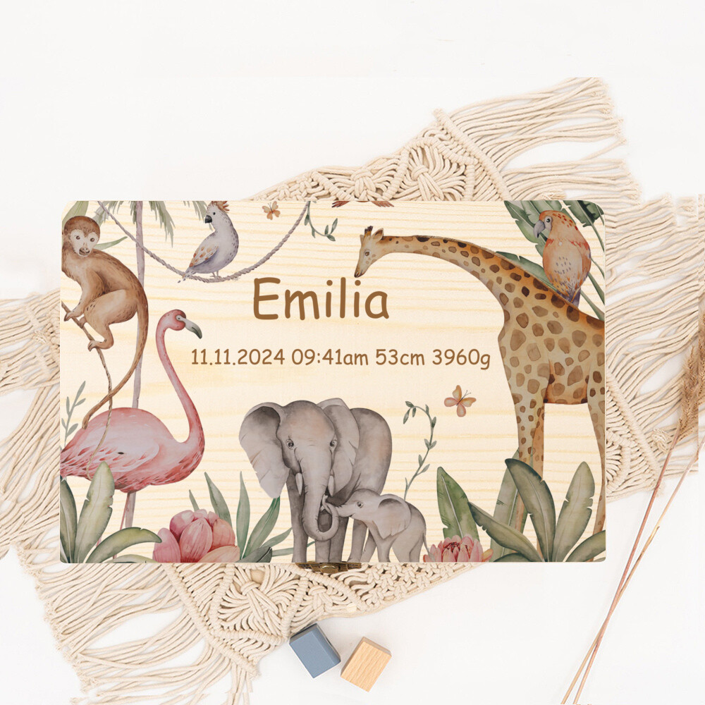 Boîte à mémoire personnalisée  - Baby Keepsake Box avis et prix