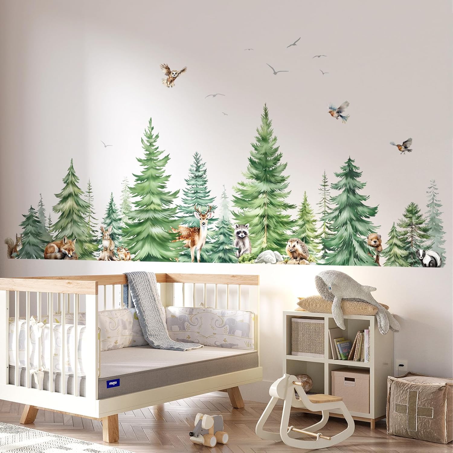 Grand aquarelle pin animaux st - Baby Nursery Plants avis et prix