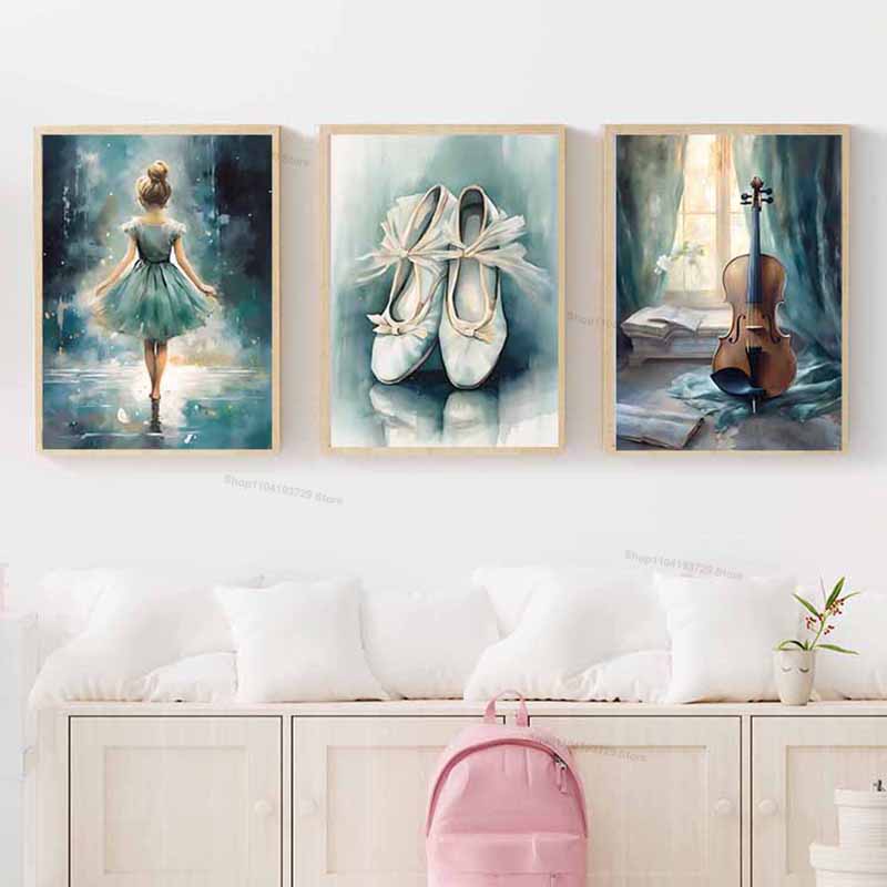 Peinture sur toile de fille da - Baby Nursery Wall Art avis et prix