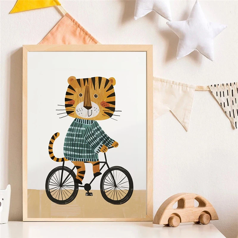 Chien avion Lion dans la voitu - Baby Nursery Wall Art avis et prix