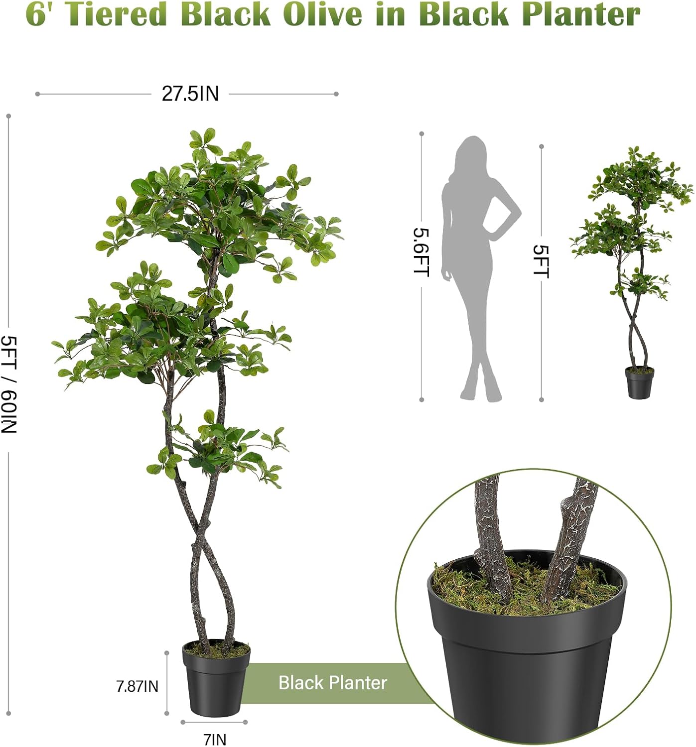 Plantes artificielles d'intéri - Baby Nursery Artwork avis et prix