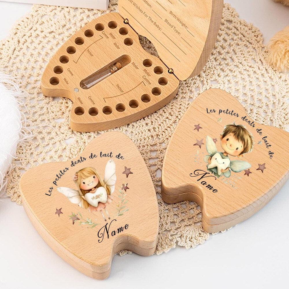 Boîte à dents de la Fée Person - Baby Keepsake Box avis et prix