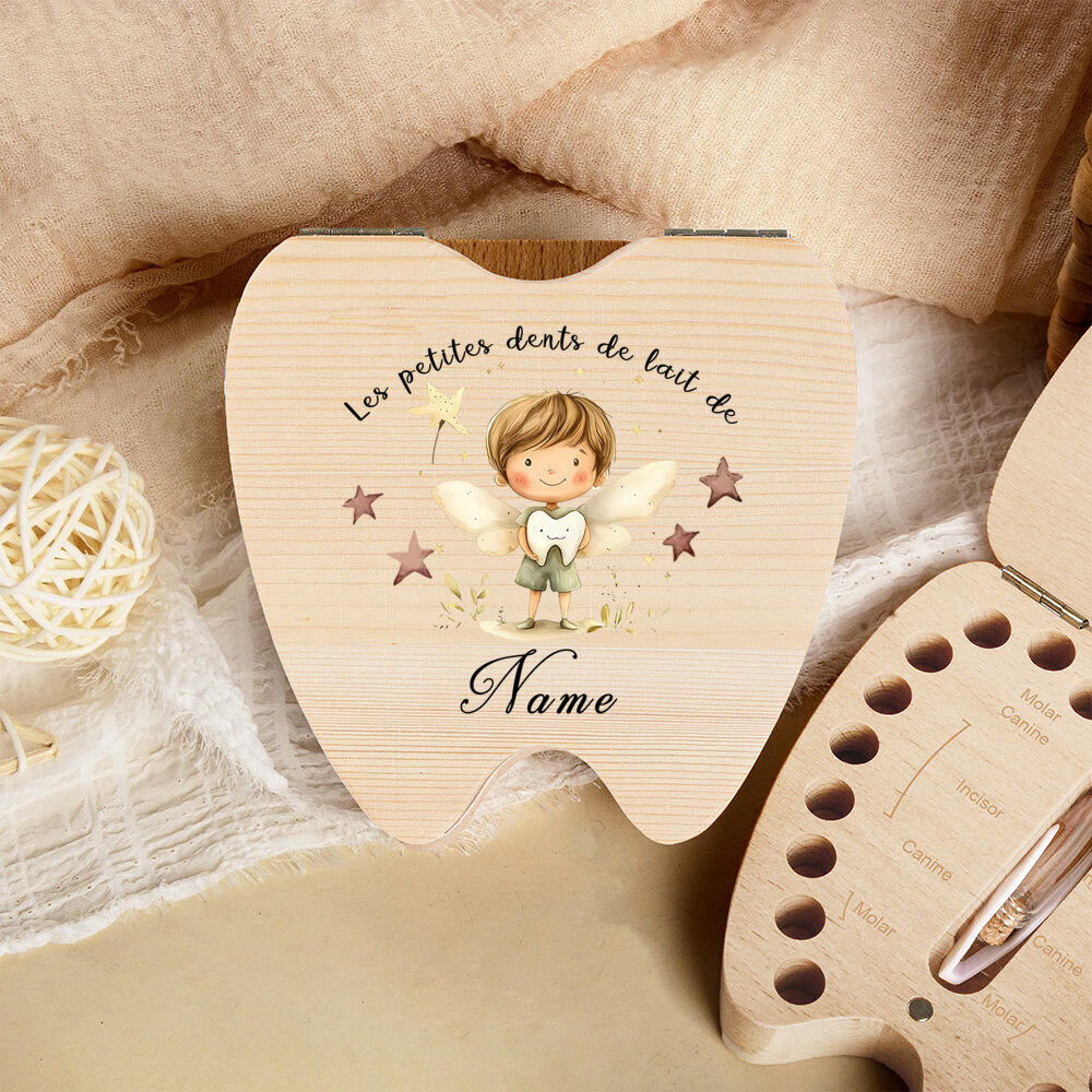 Boîte à dents de la Fée Person - Baby Keepsake Box avis et prix
