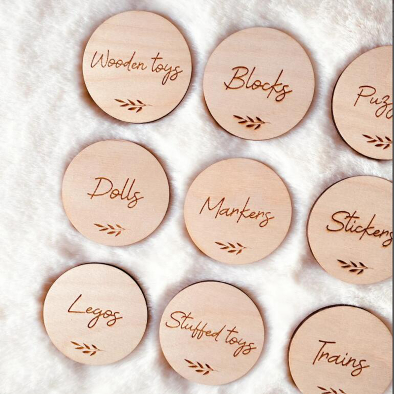 Étiquettes de rangement en boi - Baby Nursery Equipment avis et prix