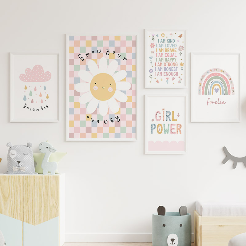Toile d'art mural avec soleil, - Baby Nursery Wall Art avis et prix