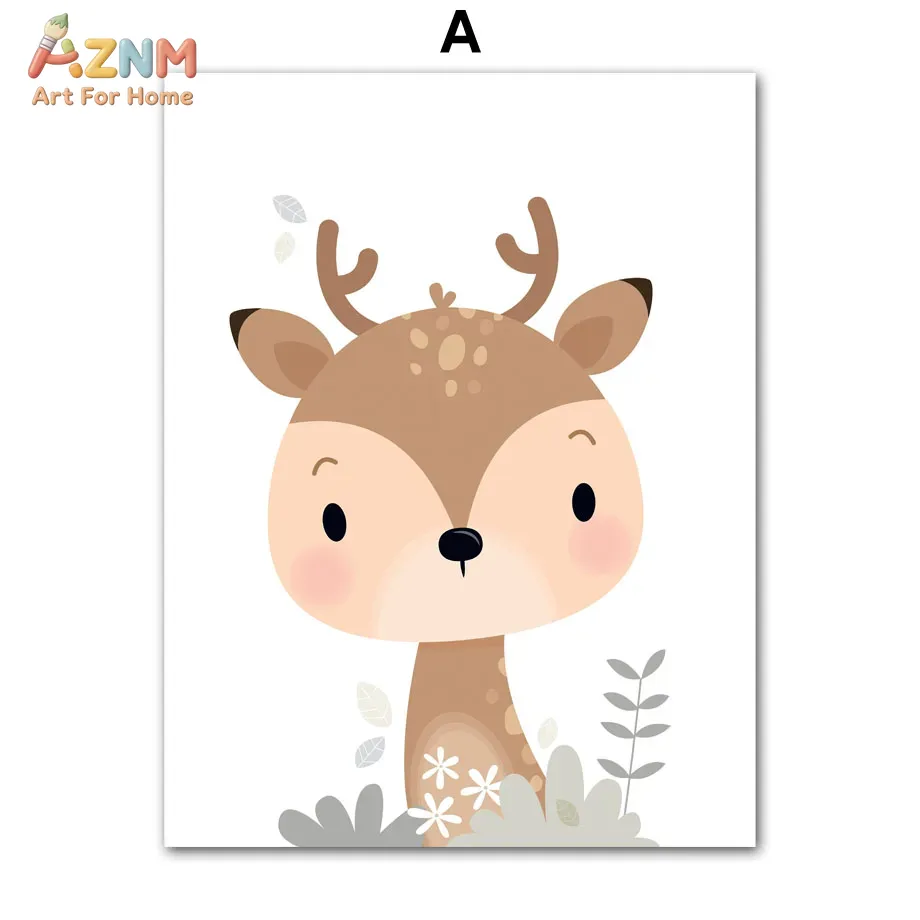 AZNM Décoration murale en toil - Baby Nursery Plants avis et prix